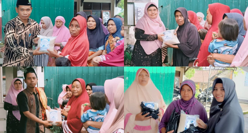 Berbagi Berkah Ramadhan, MTsN 3 Lombok Barat Salurkan Zakat Fitrah