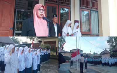 Upacara Senin MTsN 3 Lombok Barat: Menanamkan Nilai Kejujuran dalam Kehidupan Sehari-hari