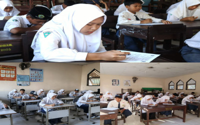 Disiplin dan Semangat, Warnai Hari Pertama ASAS di MTsN 3 Lombok Barat