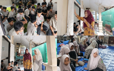 MTsN 3 Lombok Barat Gelar Kultum Ramadhan tentang Keutamaan I’tikaf di 10 Malam Terakhir