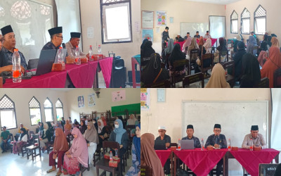 Perkuat Sinergi Madrasah dan Orang Tua, MTsN 3 Lombok Barat Gelar Rapat Persiapan Ujian Madrasah dan TKA